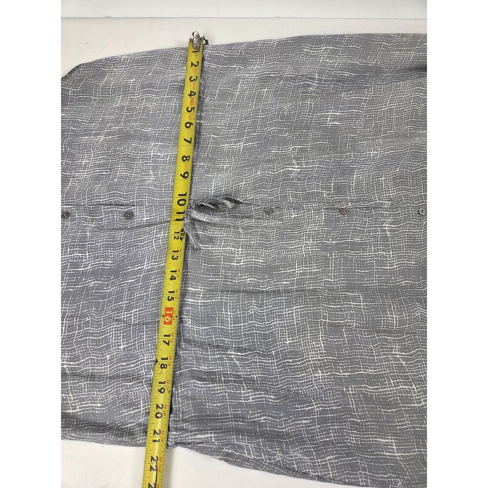 EILEEN FISHER Womens Sleeveless Button Front Silk Blend Pockets Drawstring M - Picture 5 of 6